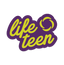 Life Teen Sticker - Purple/ Yellow