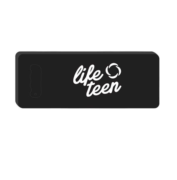 Life Teen Script Logo Kneeler