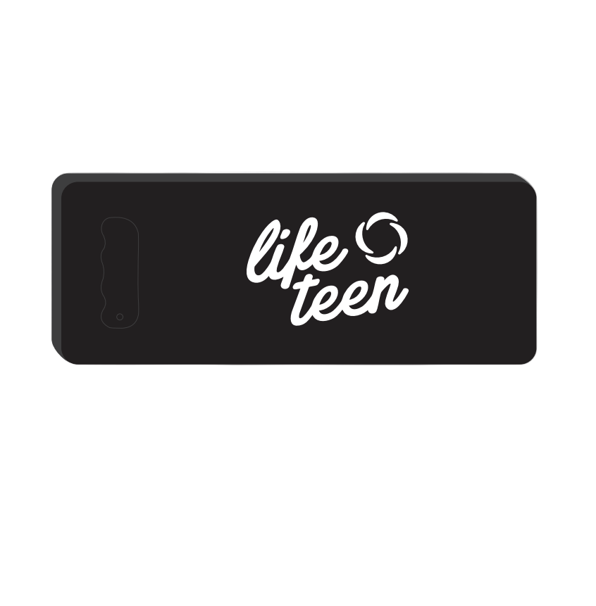 Life Teen Script Logo Kneeler