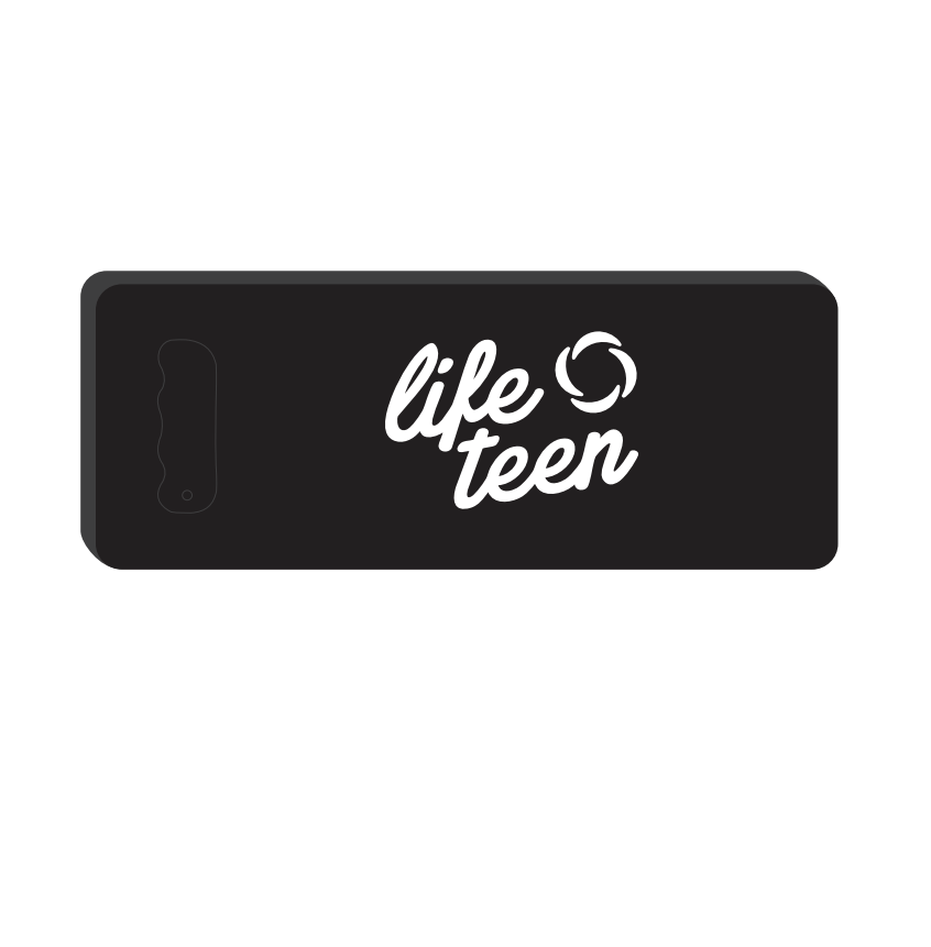 Life Teen Script Logo Kneeler