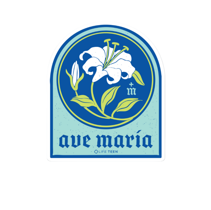 Ave Maria Sticker